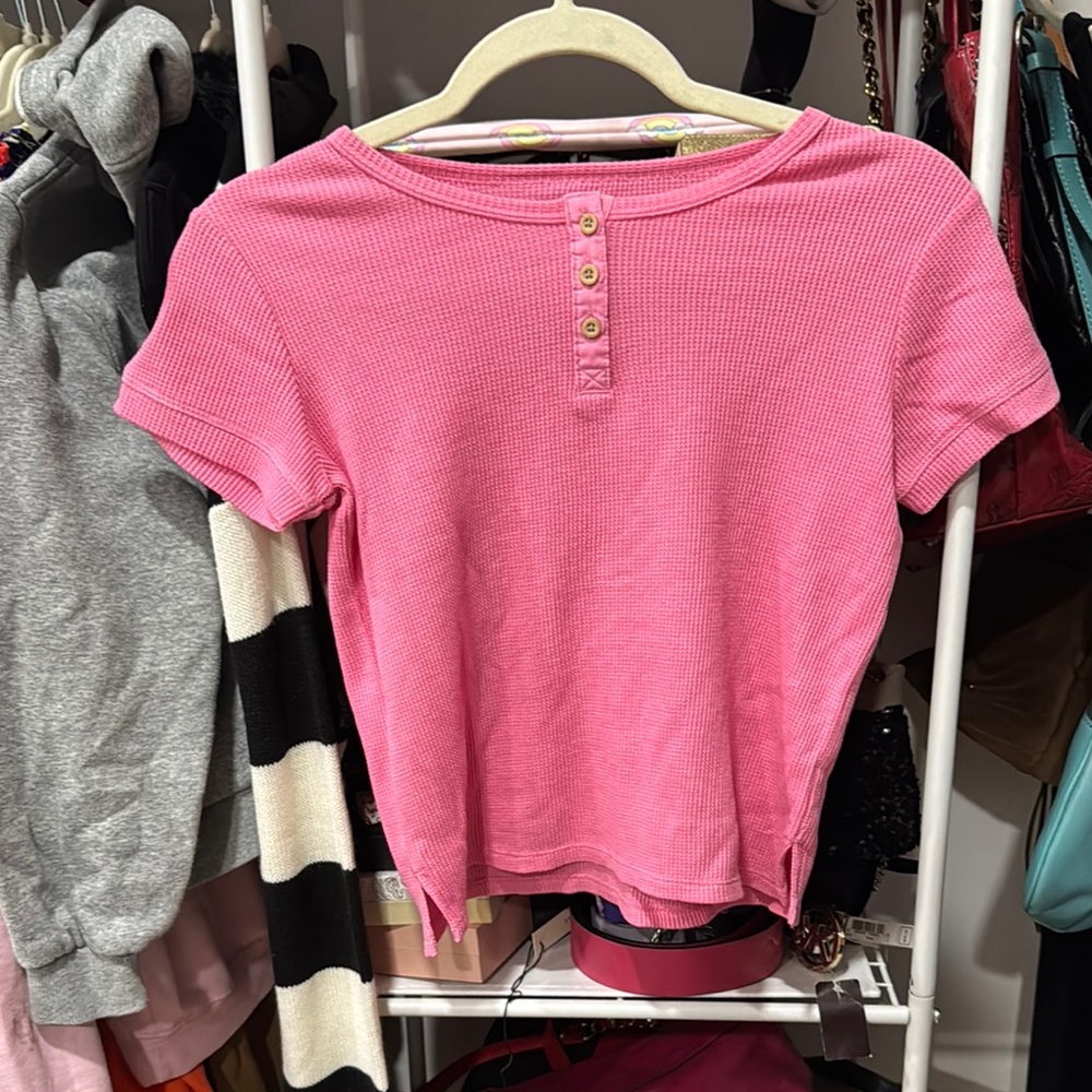 Cat & Jack Pink Short Sleeve Tee